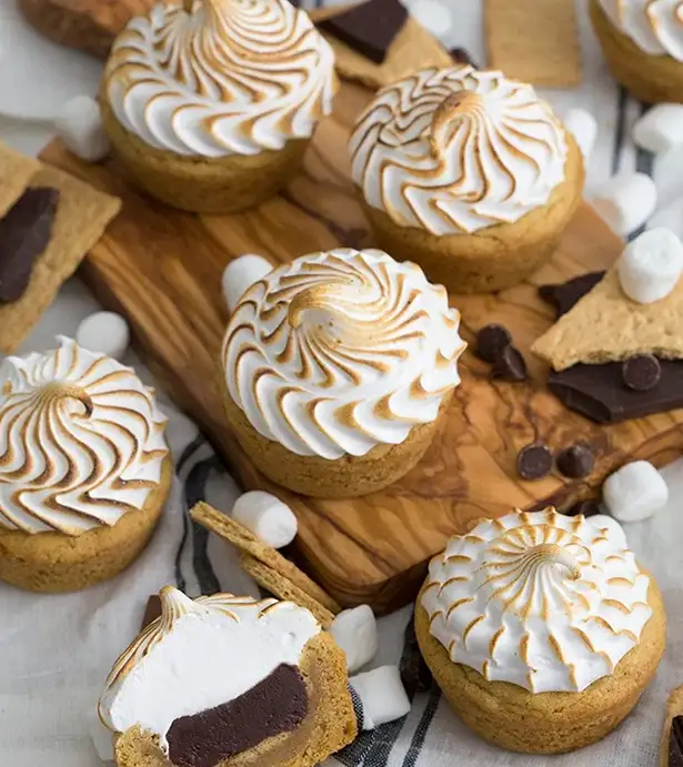 S'mores Cookie Cups