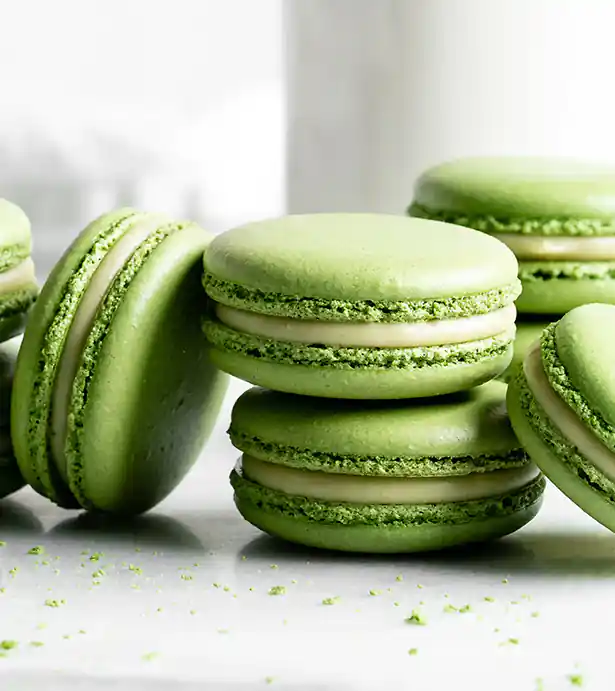 Green Apple Macarons