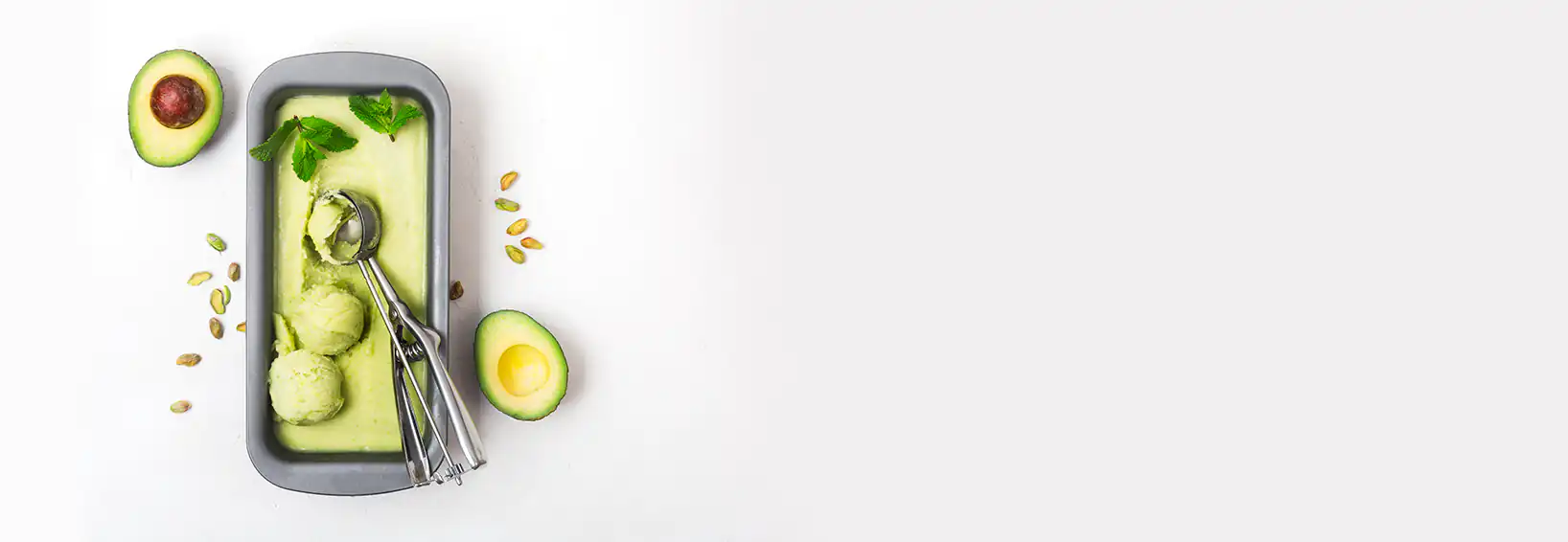 Homemade Avocado Ice cream